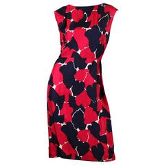 Early 1960s Silk Dress