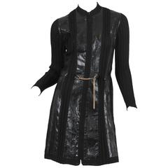 Alaia Snakeskin Coat 8