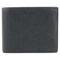 Louis Vuitton Black Damier Infini Multiple Slender Men's Wallet Marco Florin