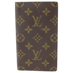 Louis Vuitton Monogram Long Bifold Card Holder Wallet 93lv11