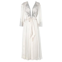 1940's silk and lace deshabillé ( Robe) 