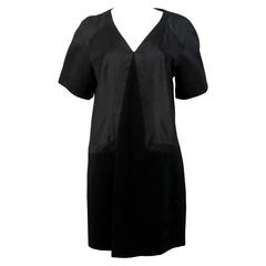 Helmut Lang Black Strutctured Dress