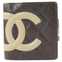 Chanel Camélia Leather Wallet (pre-owned) in Red