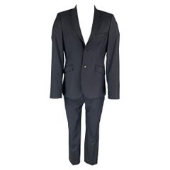 ACNE STUDIOS Size 38 Navy Wool Notch Lapel Suit