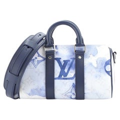 Louis Vuitton Keepall Bandouliere Bag Limited Edition Monogram Watercolor