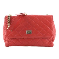 Dolce & Gabbana Miss Kate Shoulder Bag Quilted Vitello Soft Medium