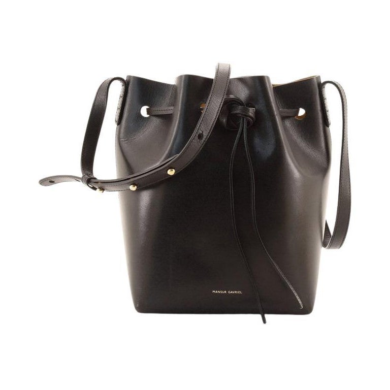 Mansur Gavriel Bucket Bag Leather Mini For Sale