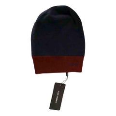 Dolce & Gabbana Red Navy Striped Wool Hat in Multicolour