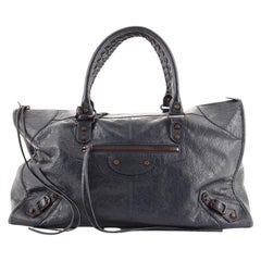 Balenciaga Work Classic Studs Bag Leather