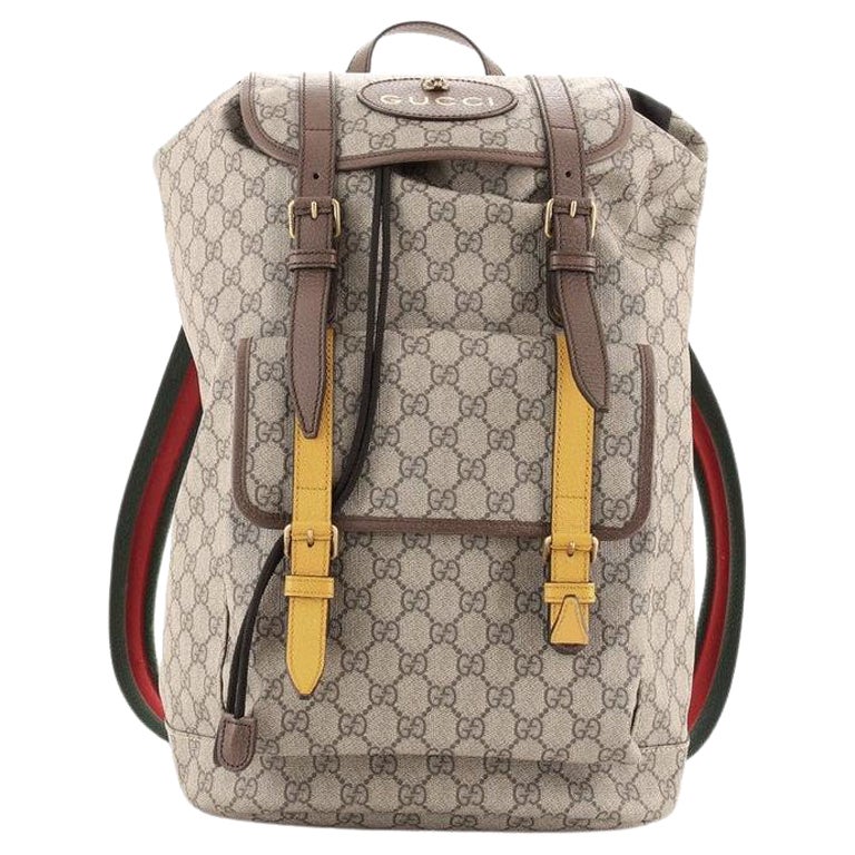 Gucci Courrier Soft Backpack GG Coated Canvas Large at 1stDibs