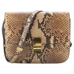 Celine Classic Box Bag Python Medium