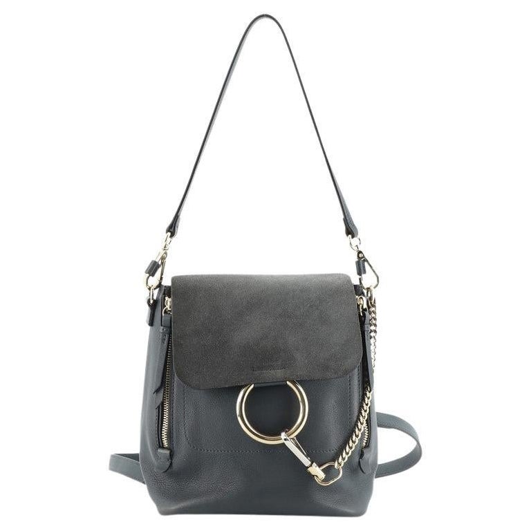 chloe faye backpack white