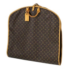 Used Louis Vuitton Monogram Housse Porte Habits Garment Cover Travel Bag 22LV719