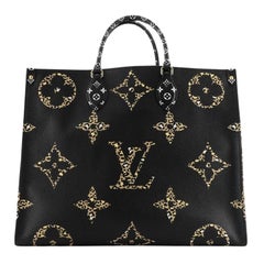 Louis Vuitton OnTheGo Tote Limited Edition Dschungel Monogramm Giant GM
