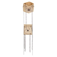 Vanda Smith - Perlenbesetzte antike Spitzen-Armbanduhrtasche - Armband Manschette - Einzigartiges Stück