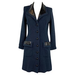 Chanel blue cotton Coat