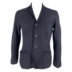 45rpm Size L Navy Wool Patch Pockets Jacket
