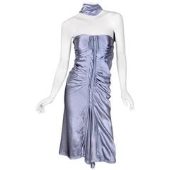 Tom Ford for Yves Saint Laurent Silk Dress 9