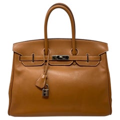 Hermes Birkin Gold 35 Bag