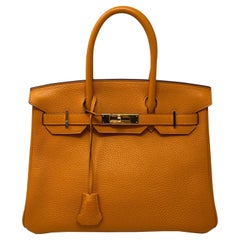 Hermes Birkin 30 Orange Bag