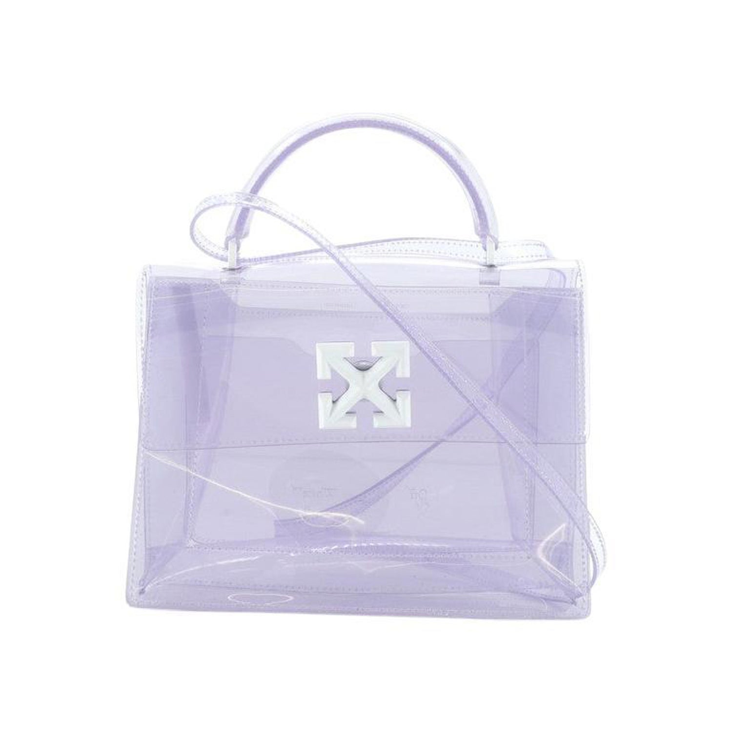 Off White Violet Jitney 1.4 crossbody bag - I-MAGAZINE Inc
