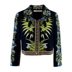 Givenchy Palm Print Cropped Jacket