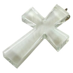 Victorian Carved Rock Crystal Cross