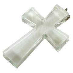 Victorian Carved Rock Crystal Cross 10