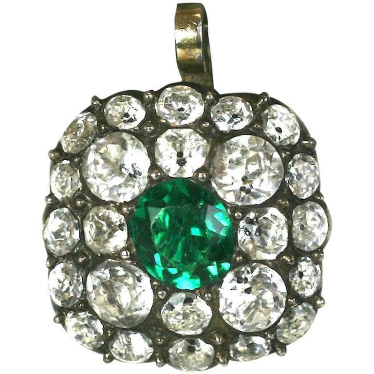 Black Dot Paste Pendant For Sale at 1stdibs