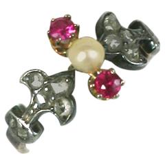 Delicate Victorian Fleur de Lis Ring 5
