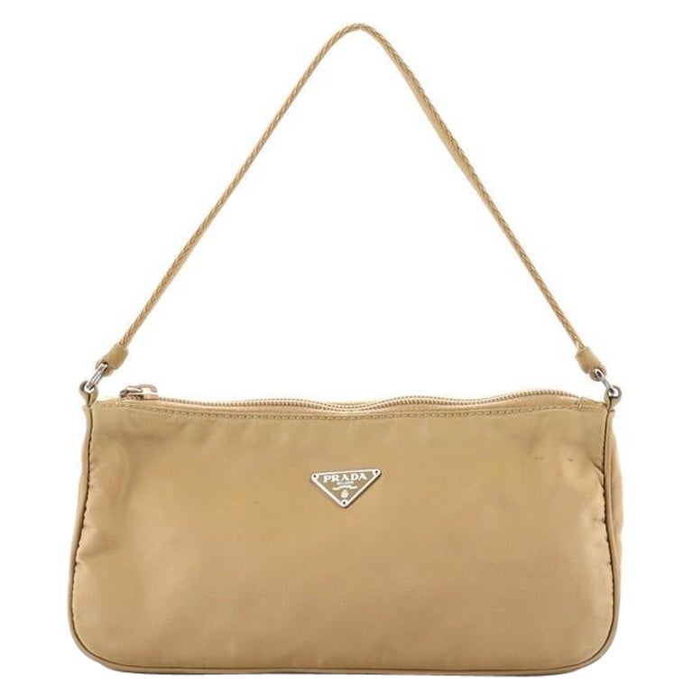 Prada Pochette Shoulder Bag Tessuto Small at 1stDibs  prada tessuto  pochette, prada pochette beige, prada pochette bag