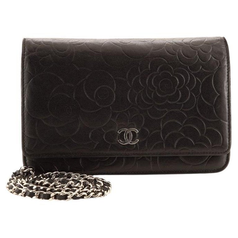 Chanel Wallet on Chain Camellia Lambskin