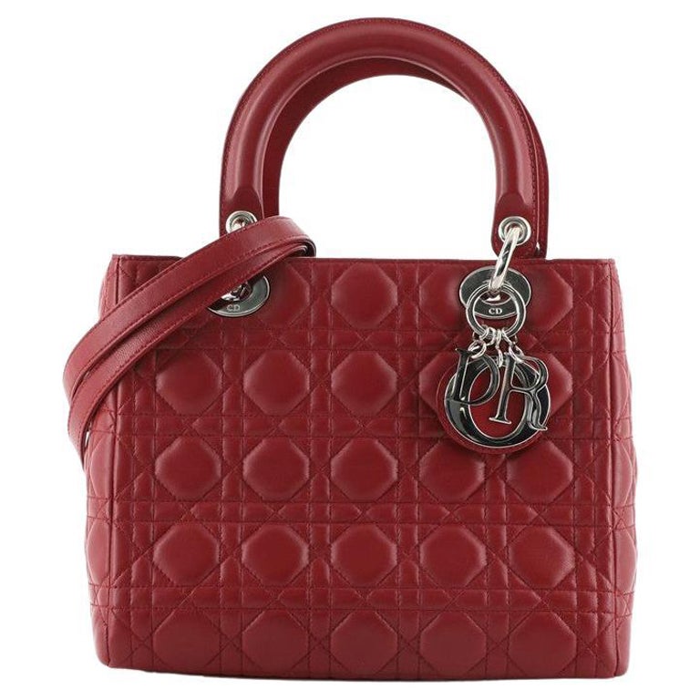 lady dior medium lambskin
