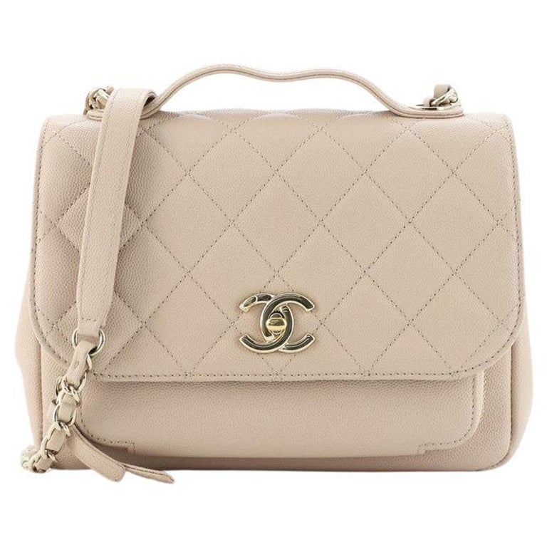 Chanel Business Affinity Flap Bag Quilted Caviar Small