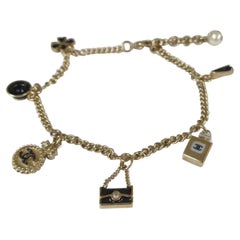 Chanel Lucky Symbols Charm Bracelet Metal with Enamel Jewelry