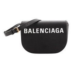 Balenciaga Logo Ville Day Bag Leather XS
