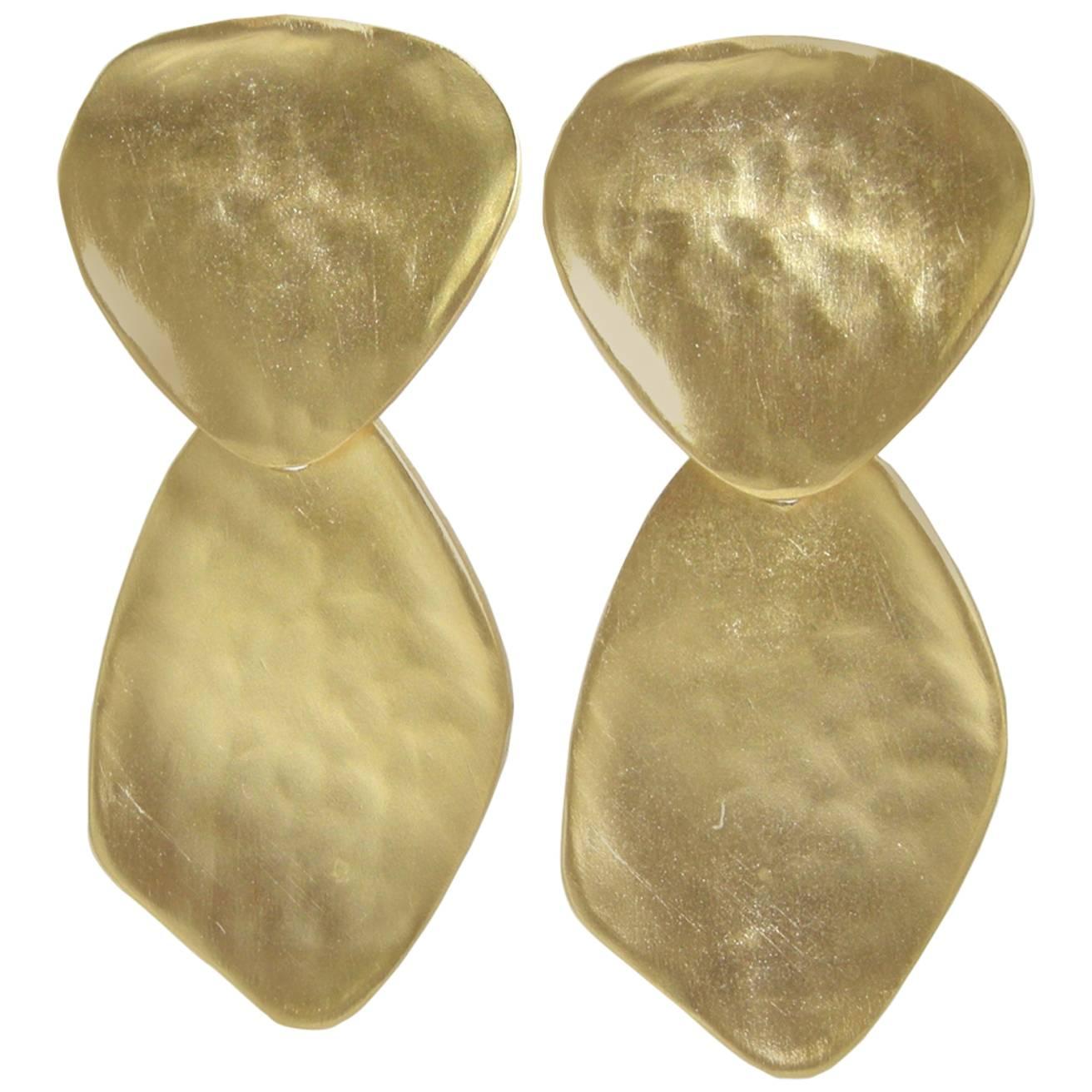  Kenneth Jay Lane Gold-Tone Earrings