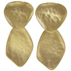  Kenneth Jay Lane Gold-Tone Earrings