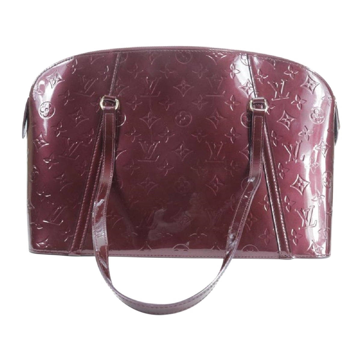 Louis Vuitton  Amarante Monogram Vernis Avalon PM Shoulder Bag 18LK01 For Sale