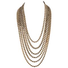Iconic Joseff of Hollywood Multichain Necklace 