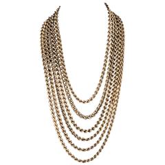Vintage Iconic Joseff of Hollywood Multichain Necklace
