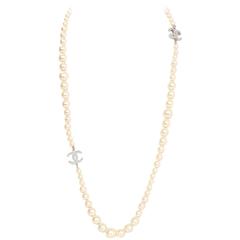 Chanel Graduated Pearl Necklace SHW