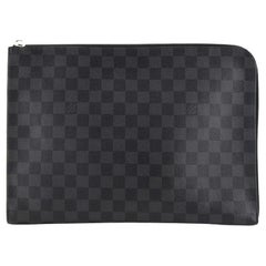 Louis Vuitton Zip Around Pochette Jour Damier Graphite GM