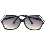 Oleg Cassini - Lunettes de soleil graphiques noires et blanches