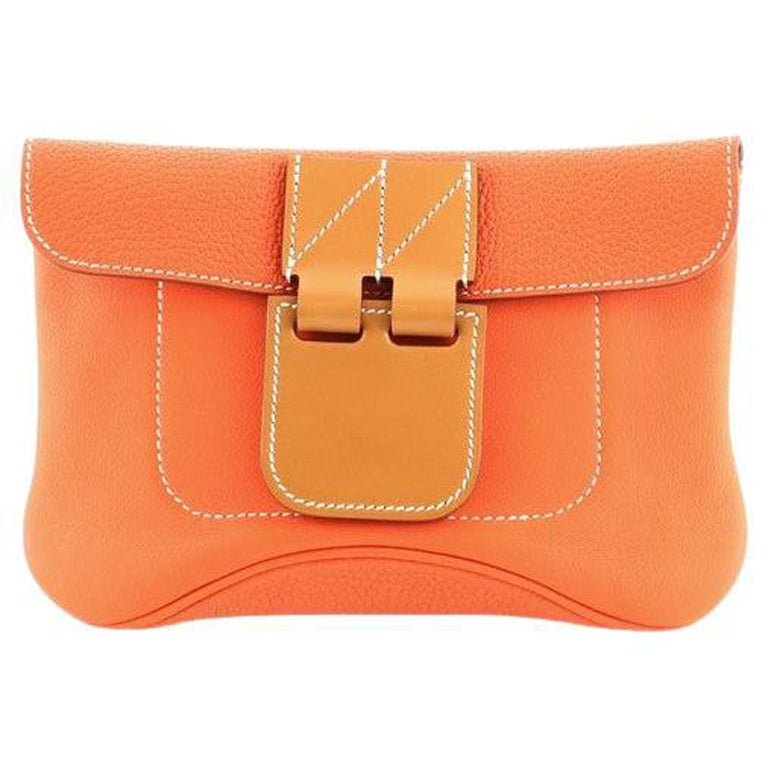 Hermes Virevolte Clutch Swift with Clemence and Vache Hunter 21
