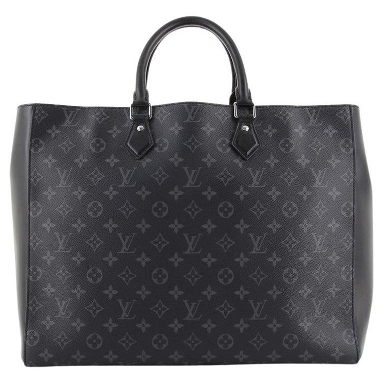 Louis Vuitton Gran Sac Hand Bag Tote Bag Monogram Eclipse Black M44733 Men