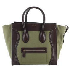 Celine Luggage Bag Canvas Mini