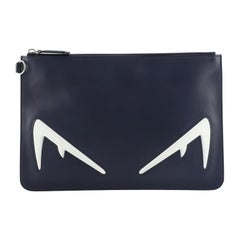 Fendi Monster Pouch Leather Large