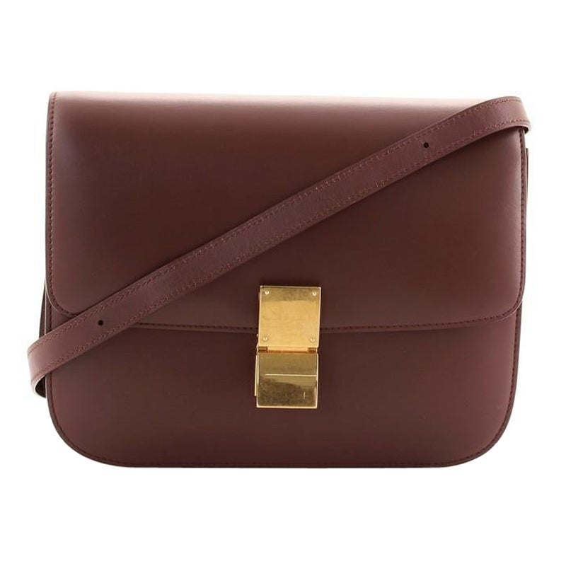 celine box bag brown