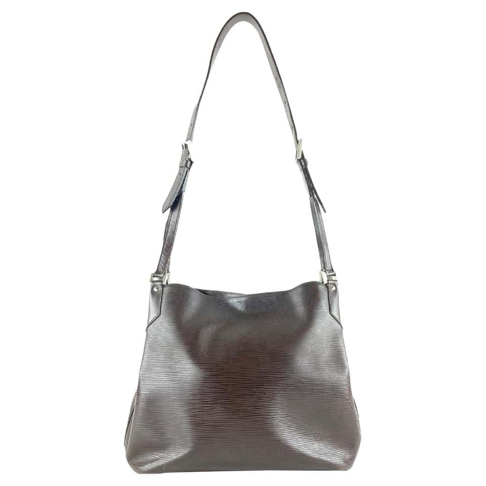 Louis Vuitton Bowling Montaigne GM Purple Epi Leather Handbag For Sale ...